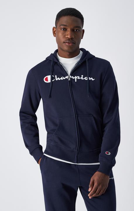 Image du produit Champion Bluza męska Full Zip Hoodie granatowa 220255 BS501 L (L)