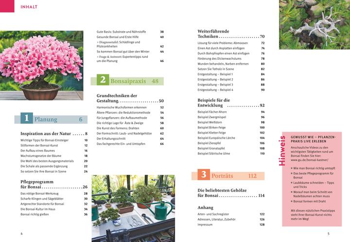 Nährwerte und Zutaten Bonsai ziehen, gestalten und pflegen (Deutsch, Johann Kastner, 2024)