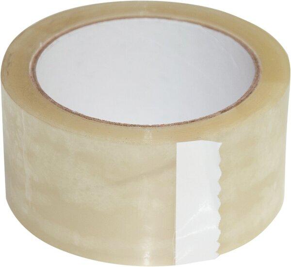 Image du produit Büroring Packband, 50 mm x 66 m, transparent, PP-Folie, Abrollgeräuschen: leise, Stange à 6 Rollen (50 mm)