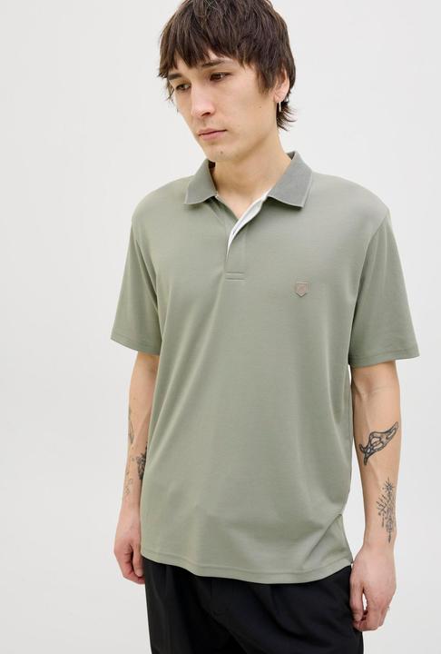 Produktbild Jack & Jones Einfarbig Hemdkragen Poloshirt Poloshirt (XS)