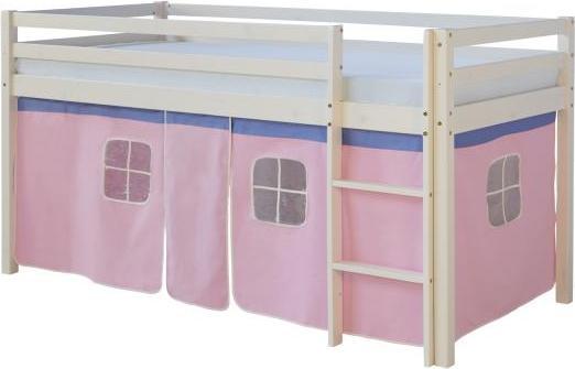 Produktbild Homestyle4u Hochbett Spielbett Kinderbett mit Leiter (90 x 200 cm)