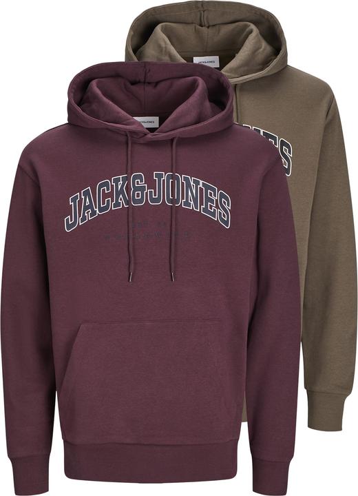 Jack & Jones Jjecaleb Varsity Sweat Hood 2pk Mp