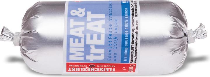 Produktbild Fleischeslust Leckerli Meat & Treat Lachs, 200 g (Adult, 1 Stk., 210 g)