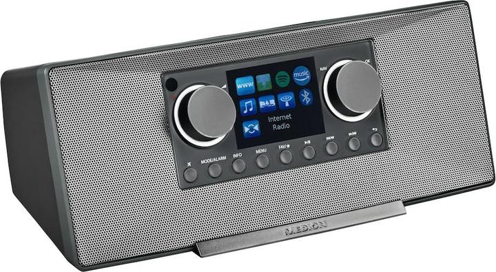 Produktbild Medion MD 89289 Stereo Internetradio grau (Internetradio, DAB+, FM, Bluetooth, WLAN)