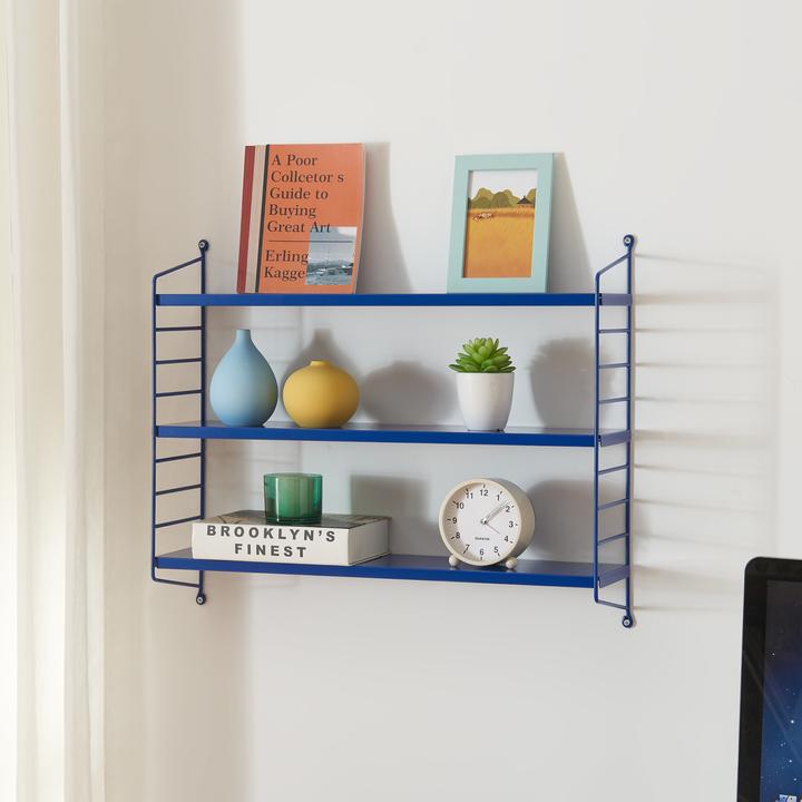 Produktbild En.Casa Modulares Wandregal Strängnäs 2er Set Blau