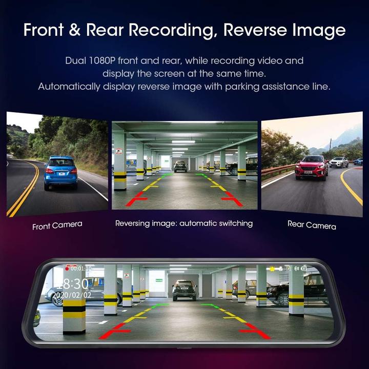 Produktbild Jansite Dashcam (Eingebautes Mikrofon, Eingebautes Display, Beschleunigungssensor, Full HD)