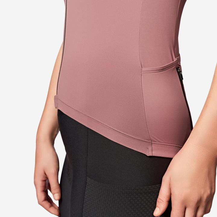 Image du produit Van rysel Maillot vélo route manches courtes été ajusté femme - EDR 2 rose (XL)