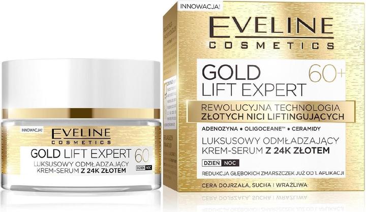 Eveline Cosmetics Gold Lift Expert verjüngende Tages- und Nachtcreme-Serum 60+ 50 ml (50 ml)