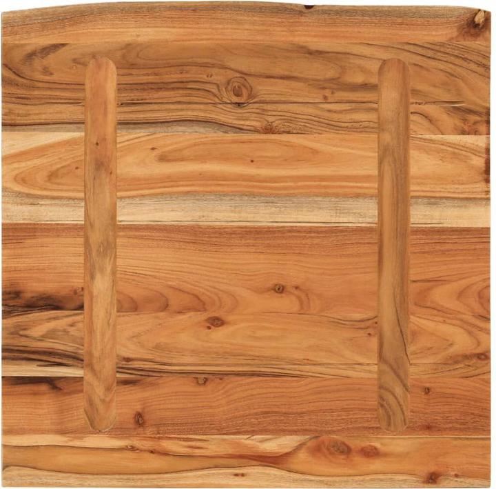 Produktbild VidaXL Wandregal Quadratisch Baumkante Hängeregal Büro Regal Massivholz Akazie (40 x 40 x 2,5 cm)