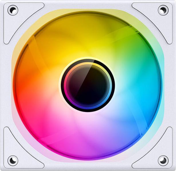 Produktbild Jonsbo ZK-120W 3in1 Lüfter- A-RGB, weiss (120 mm, 3 x)