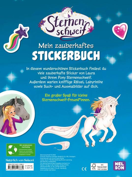 Produktbild Sternenschweif: Mein zauberhaftes Stickerbuch
