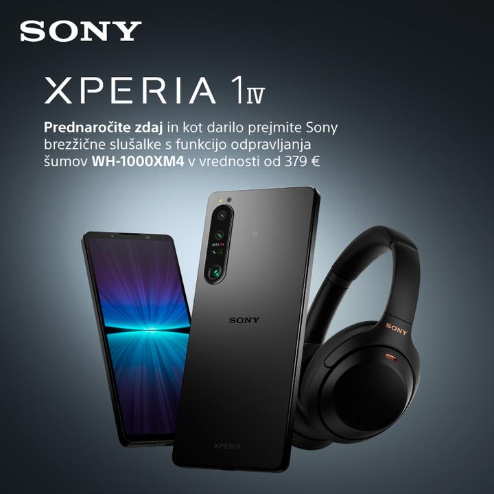Image du produit Sony Xperia 1 IV (256 Go, Noir, 6.50", SIM + eSIM, 12 Mpx, 5G)