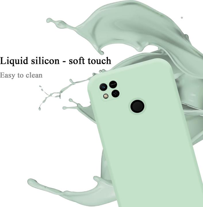 Productafbeelding Cadorabo TPU Liquid Silicone Hoesje Cover voor Xiaomi RedMi 9C / RedMi 10A (Xiaomi Redmi 9C, Xiaomi Redmi 10A)