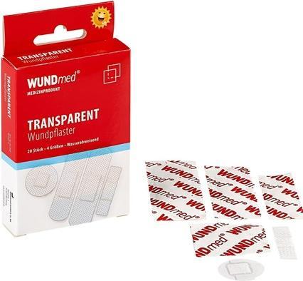 Actual product image Axisis Plaster transparent + waterproof 4 sizes, 20 pcs. plasters (20 x)