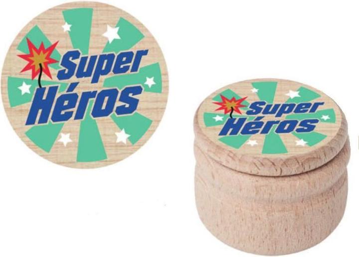 Spielba Boîte à dents de lait Super Heros