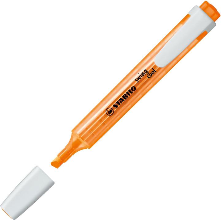 Produktbild STABILO Textmarker - swing cool - 10er Pack - orange (Orange, Weiss, 4 mm, 1 x)