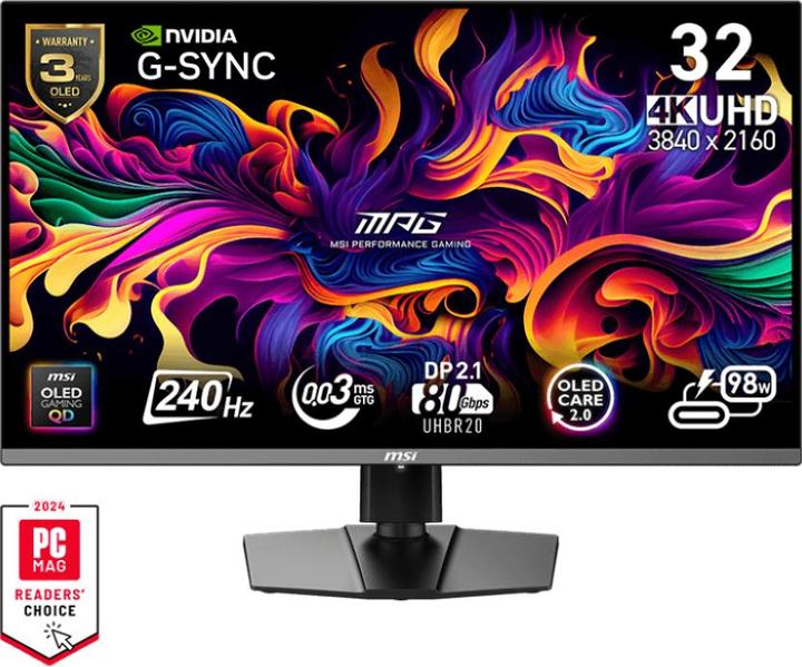 Actual product image MSI MPG 322URXDE (3840 x 2160 Pixels, 31.50")