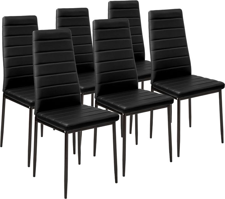 tectake 6x Esszimmerstuhl