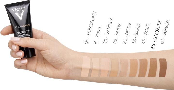 Actual product image Vichy Dermablend Complexion Correcting Make-up (55 Bronze)