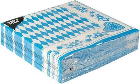 Produktbild Papstar Bayrisch Blau (50 x, 40 x 40 cm)