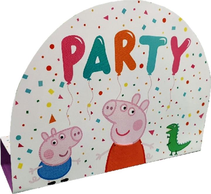 Amscan 8 Einladungs-Sets Peppa Pig (8 Stk.)