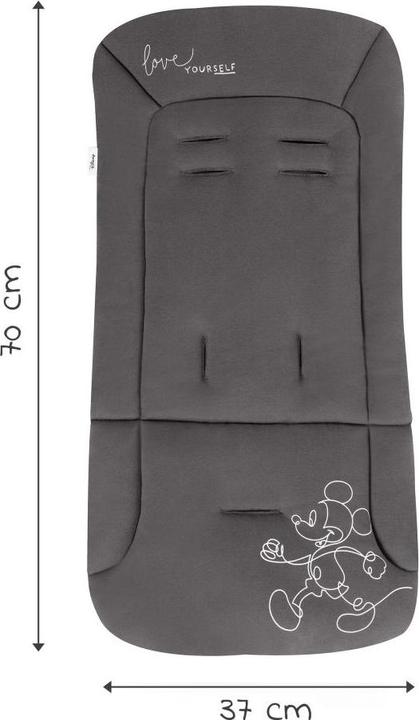 Produktbild Hauck Pushchair Seat Liner Mickey Mouse Black