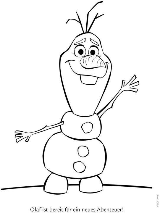 Image du produit Disney Eiskönigin : Amusant à colorier avec Olaf