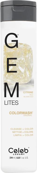 Actual product image Celeb Luxury GEM LITES Colorwash Citrine 244ml (244 ml, Liquid shampoo)