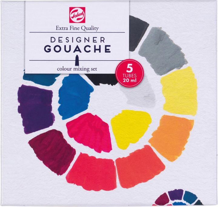 Talens Gouache Extra Fine Quality Set 5x20ml (Multicolore, 20 ml)