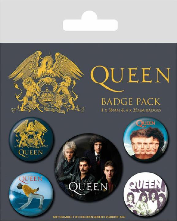 Pyramid QUEEN - Classic - Pack de 5 badges
