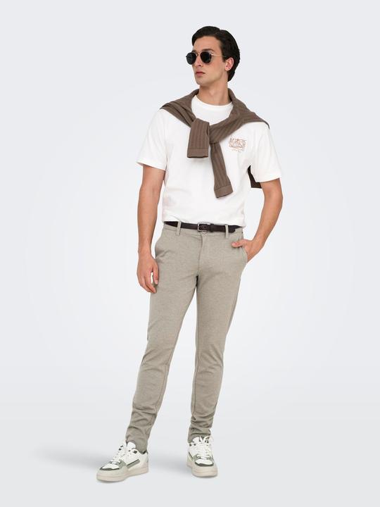 Produktbild Only & Sons Onsmark Slim Tap 0209 Melange Pant Noos (33)