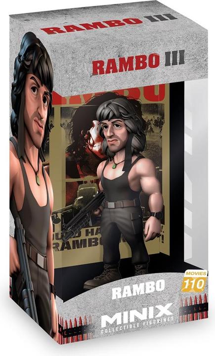 Image du produit Minix RAMBO 3 - Rambo en T-Shirt - Figurine 12cm