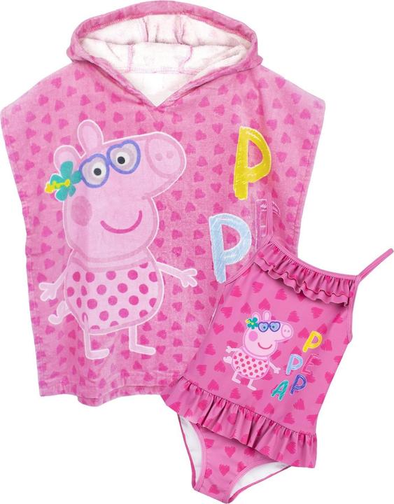 Image du produit Peppa Pig Ensemble maillot de bain et poncho fille (122)