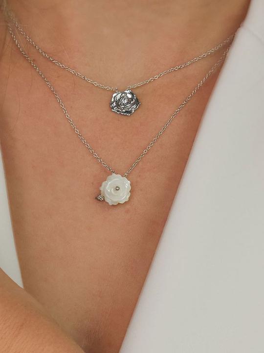 Immagine prodotto Engelsrufer Collana di rose (Argento 925, Pietra colorata, 40 - 44 cm)