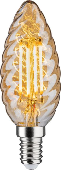 Actual product image Paulmann Vintage twisted glass candle (E14, 4.70 W, 430 lm, 1 x, F)
