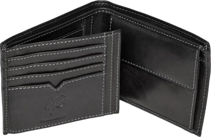 Actual product image Eastern Counties Leather Brand wallet with two flaps and coin pocket