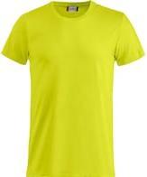 Image du produit T-shirt Clique Basic-T 029030, coton, vert de sécurité, taille L (L)