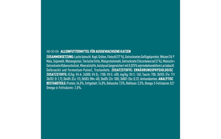 Produktbild Purina ONE Adult Lachs & Vollkorn (Adult, 1 Stk., 9750 g)