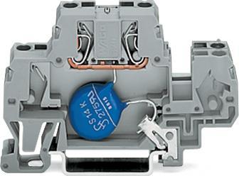 Actual product image Wago Rail terminal block Su Varistor 24V DC ball (870-523/281-582)