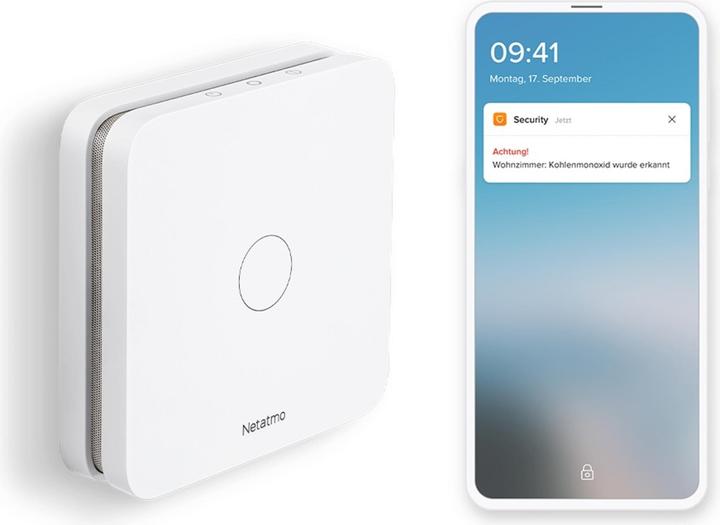 Actual product image Netatmo Carbon monoxide detector (EU version)