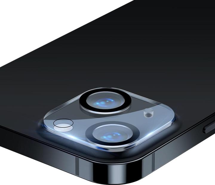Actual product image Baseus Full-Frame Lens Film For iP 5.4/6.1 Inch Dual Camera 2021 (2pcs/pack) Transparent (2 Piece, Apple iPhone 13 mini)