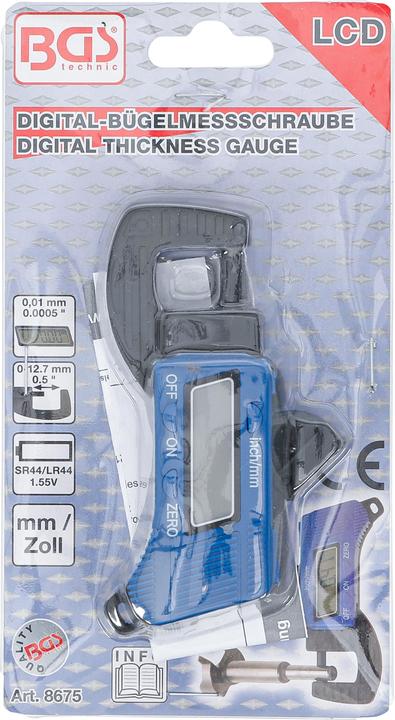 Immagine prodotto BGS Micrometro digitale 0 - 13 mm (1.30 cm)