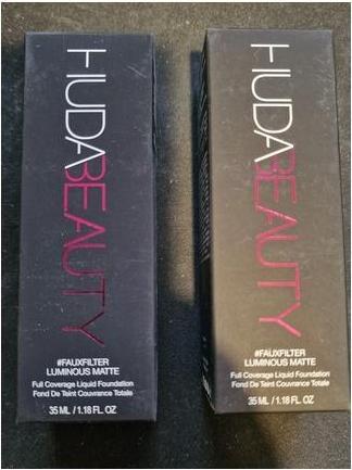 Actual product image Huda Beauty Matting make-up #FauxFilter (Luminous Matte Foundation) 35 ml - Shade: 300N Latte (300N Latte)
