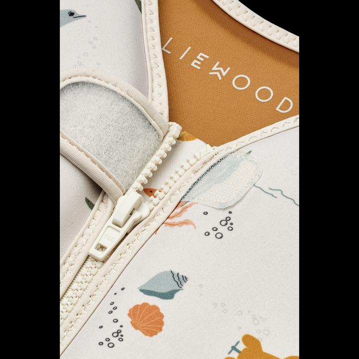 Actual product image Liewood Swimming vest Dove Sea Creature Sandy (24, 25, 26, 27, 28, 29, 30, 18-30 kg)
