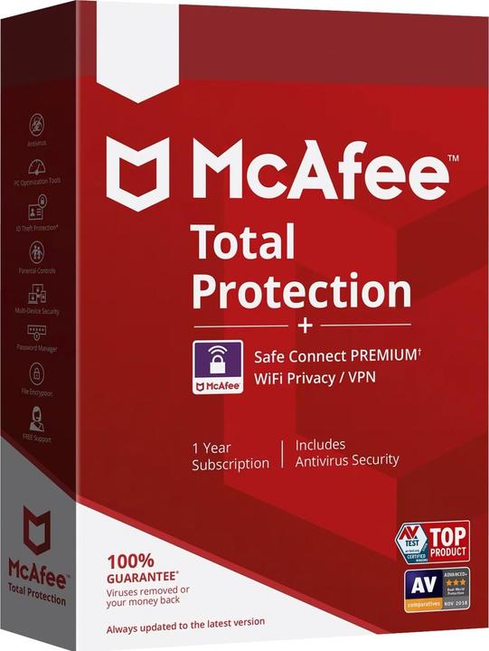 Image du produit CHERRY KW X ULP + McAfee 1Y 3 Users (DE, Filaire, Sans fil)