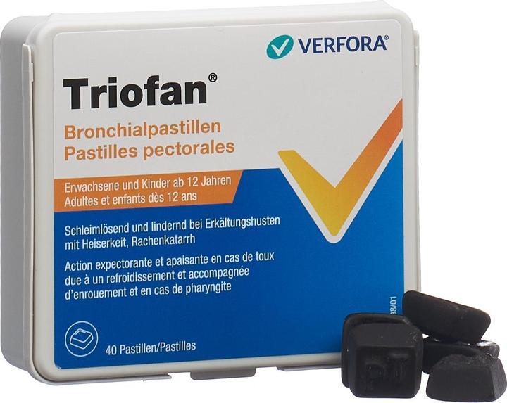 Actual product image Triofan Bronchialpastillen (40 Piece)