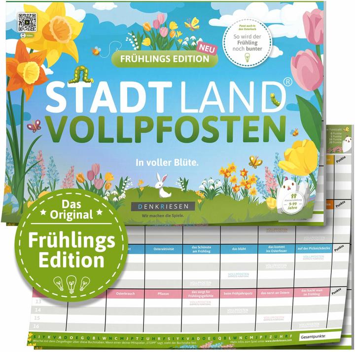 Produktbild Denkriesen - STADT LAND VOLLPFOSTEN® - FRÜHLINGS EDITION - "In voller Blüte" - A4 (Deutsch)