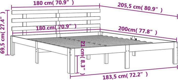 Actual product image VidaXL Valerie (180 x 200 cm)