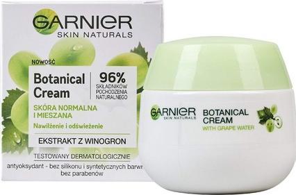 Garnier Botanical Cream Moisturising Cream For Scores Normal Andended Extract From Grapes 50Ml (50 ml, 24h cream)