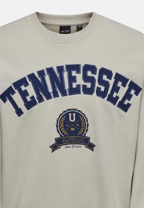 Actual product image Only & Sons Onslawson Life Vintage Crew Neck Sweat (S)